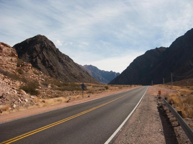 Climbing toward Chile