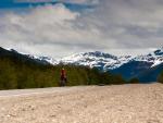 Riding into the mountains