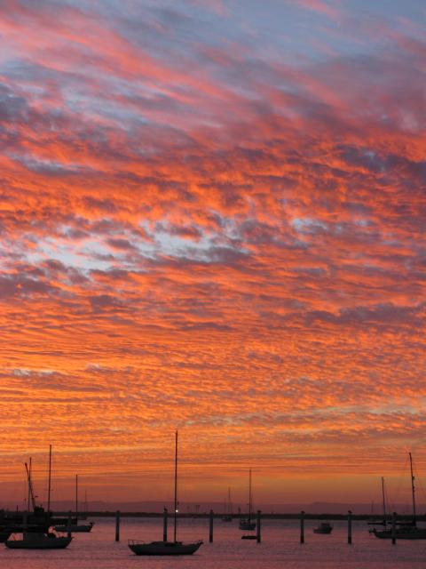 Sunset over La Paz