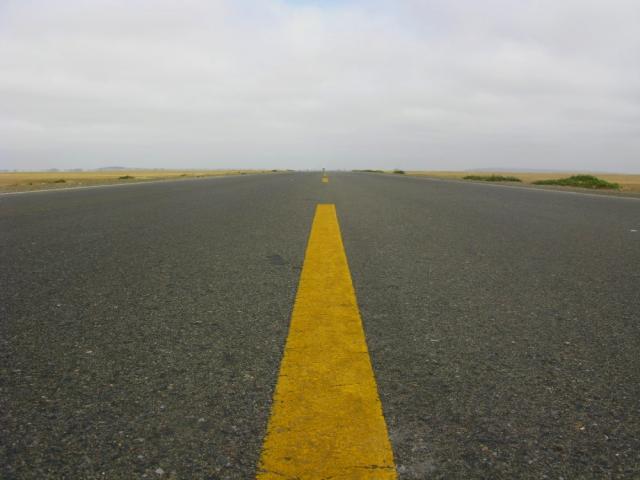 Road through the Sechura Desert