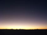 Sunset on Salar de Uyuni