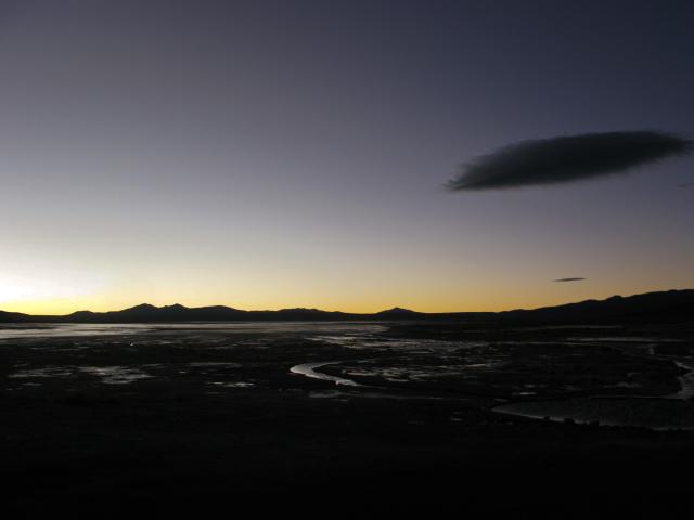 Sunrise on the lagunas
