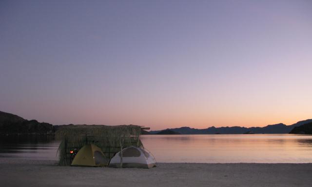 Playa Coyote camp