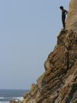 Cliff diver at the ready in Acapulco