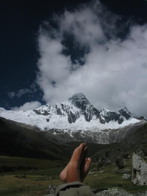 Lounging in the Cordillera Blanca