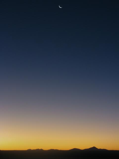 Sunset on Salar de Uyuni